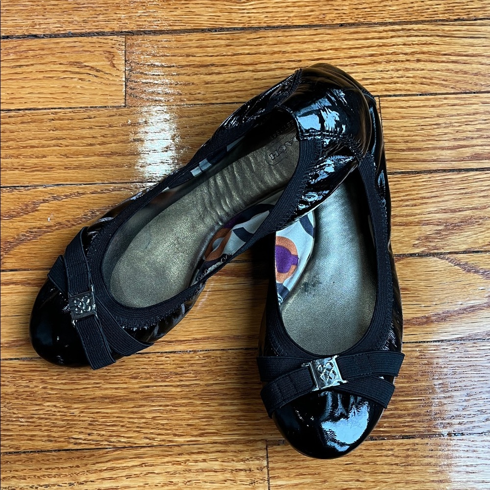 Coach Ballet Flats Black Size 8
